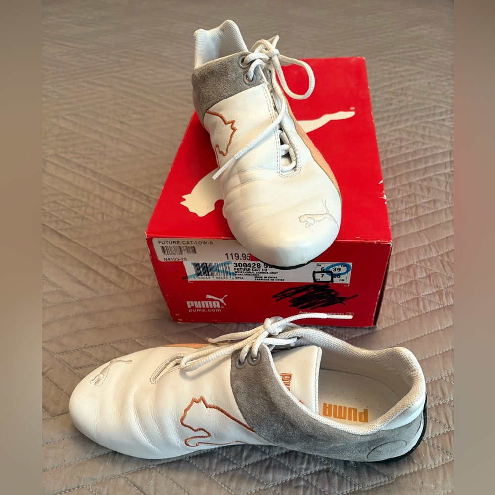 Vintage Puma leather sneakers - size 7